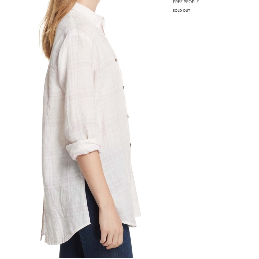 Free people linen shirt - Picture 4 of 5